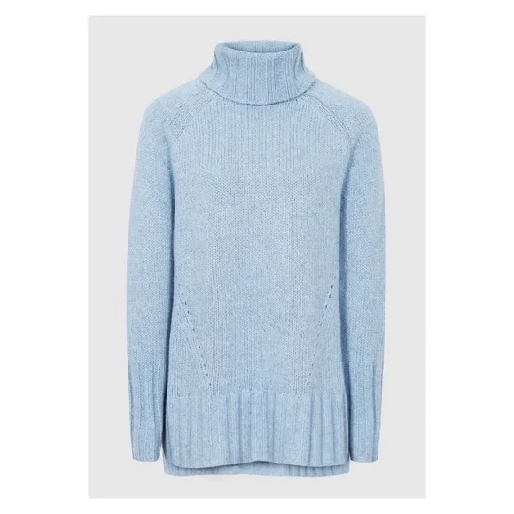 New! REISS London “Stevie” Wool Cashmere Blend Relaxed Sweater - Picture 2 of 11